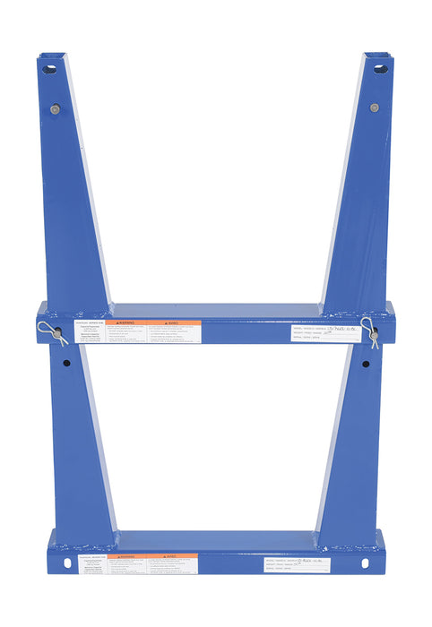 Vestil U-RACK-US10-BU portable steel stackable storage rack pair - view 4
