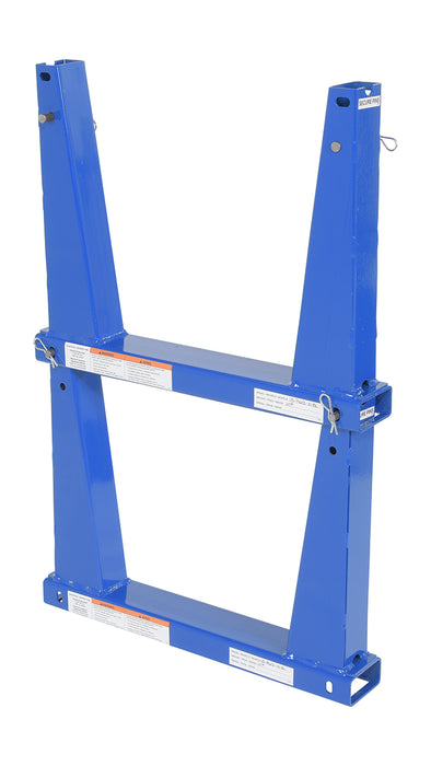 Vestil U-RACK-US10-BU portable steel stackable storage rack pair - view 5