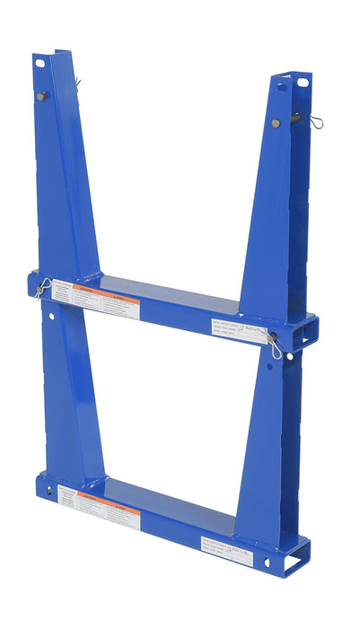 Vestil U-RACK-US6-BU portable steel stackable storage rack pair - view 5