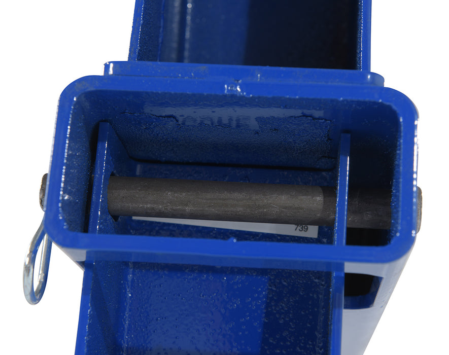 Vestil U-RACK-US6-BU portable steel stackable storage rack pair - view 7