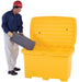 Vestil UBX-Y-NW Plastic Utility Box 31 in. x 48 in. x 31-1/2 in. 400 lb. Capacity Yellow