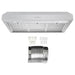 Cosmo 36-Inch 380 CFM Under Cabinet Range Hood  in Stainless Steel (UC36) Cosmo