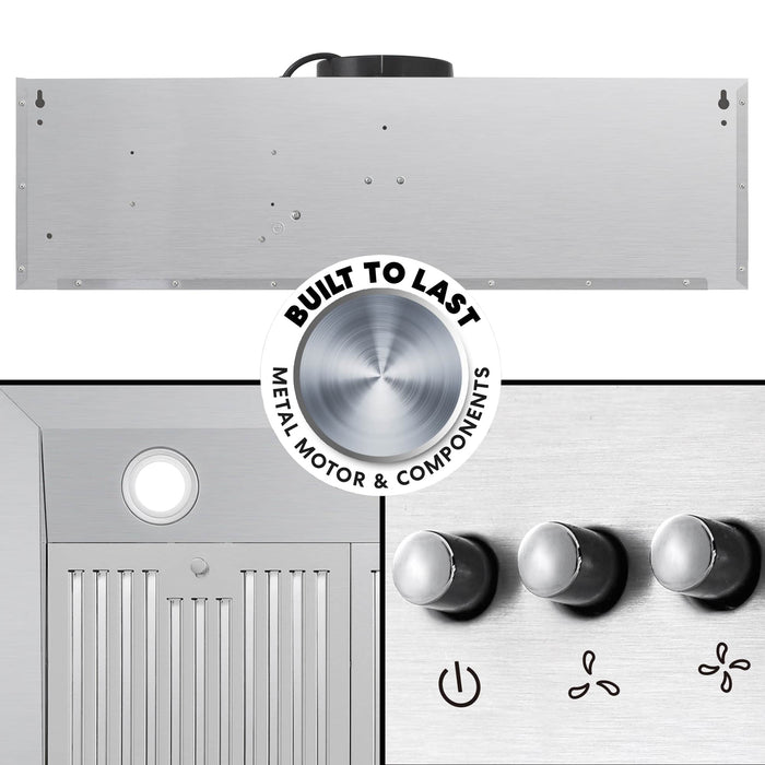 Cosmo 36-Inch 380 CFM Under Cabinet Range Hood  in Stainless Steel (UC36) Cosmo