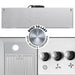 Cosmo 36-Inch 380 CFM Under Cabinet Range Hood  in Stainless Steel (UC36) Cosmo
