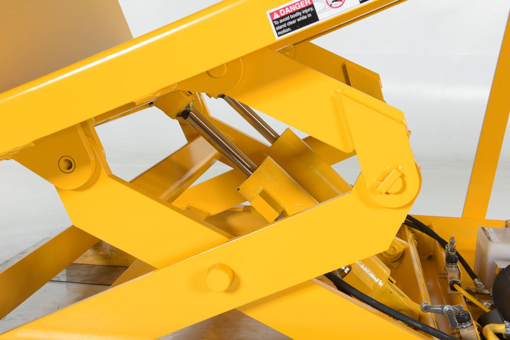 Vestil ULTT-4848-4-YEL115-1 steel ergonomic lift/tilt table - view 5