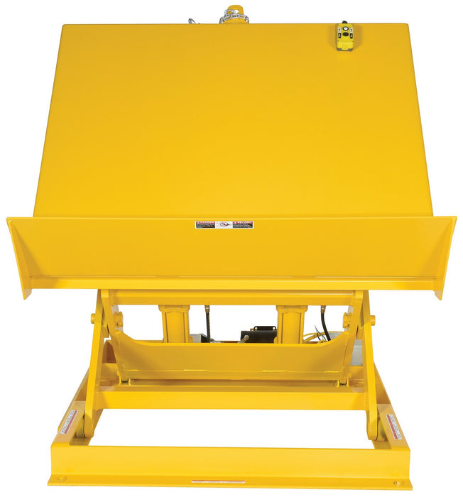 Vestil ULTT-5448-6-YEL460-3 steel ergonomic lift/tilt table - view 3