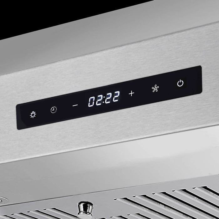 Cosmo 4-Piece Appliance Package - 30-Inch Gas Range, Under Cabinet Range Hood, Dishwasher and Refrigerator in Stainless Steel (COS-4PKG-255) Cosmo
