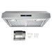 Cosmo 30-Inch 380 CFM Ductless Under Cabinet Range Hood in Stainless Steel (UMC30-DL) Cosmo
