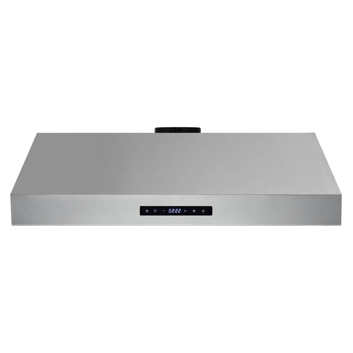 Cosmo 4-Piece Appliance Package - 30-Inch Gas Range, Under Cabinet Range Hood, Dishwasher and Refrigerator with Water Dispenser in Stainless Steel (COS-4PKG-710) Cosmo
