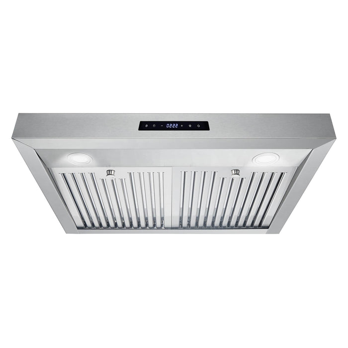 Cosmo 4-Piece Appliance Package - 30-Inch Gas Range, Under Cabinet Range Hood, Dishwasher and Refrigerator in Stainless Steel (COS-4PKG-255) Cosmo