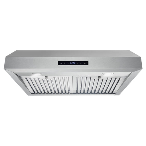 Cosmo 30-Inch 380 CFM Ductless Under Cabinet Range Hood in Stainless Steel (UMC30-DL) Cosmo