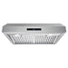 Cosmo 30-Inch 380 CFM Ductless Under Cabinet Range Hood in Stainless Steel (UMC30-DL) Cosmo