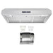 Cosmo 36-Inch 380 CFM Under Cabinet Range Hood in Stainless Steel (UMC36) Cosmo