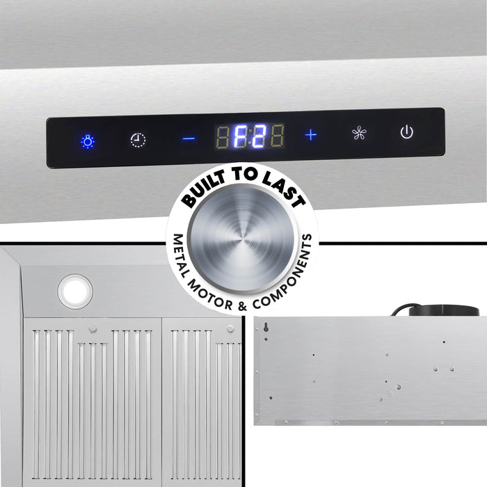 Cosmo 36-Inch 380 CFM Under Cabinet Range Hood in Stainless Steel (UMC36) Cosmo