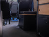Flatline Van Co. Travel Van Portable Toilet Cubby – installed on vehicle, image 7 of 14