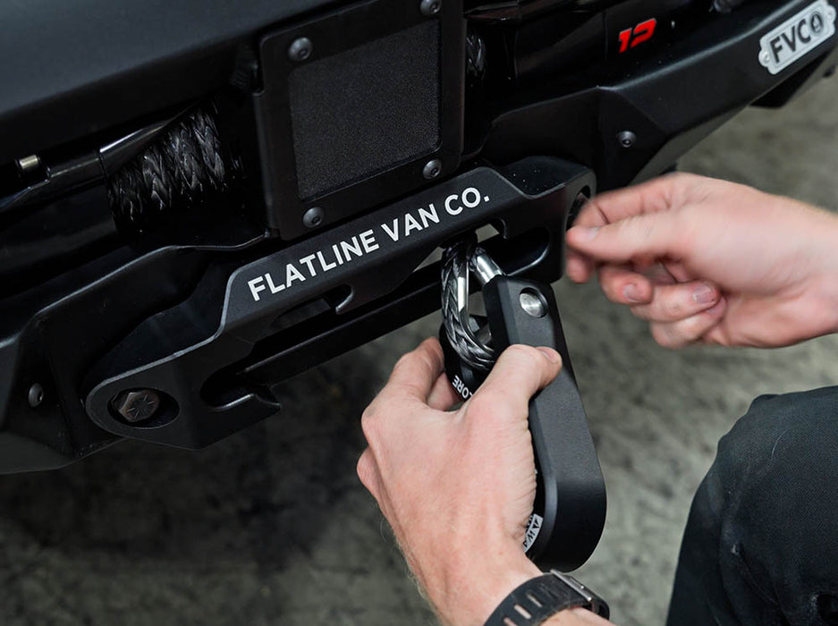 Flatline Van Co. Winch Fairlead – installed on vehicle, image 5 of 6