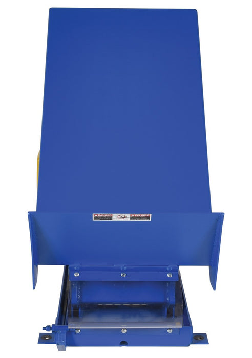 Vestil UNI-2448-2-BLU-460-3 Steel Lift Table 24 in. x 48 in. AC Powered 460 Volt 3 Phase 2,000 lb. Capacity Blue