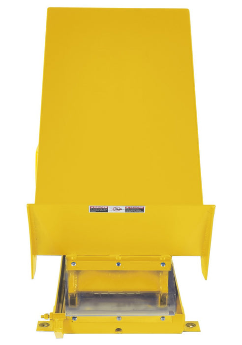 Vestil UNI-2448-4-YEL-230-3 Steel Lift Table 24 in. x 48 in. AC Powered 230 Volt 3 Phase 4,000 lb. Capacity Yellow