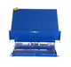 Vestil UNI-4848-6-BLU-460-3 Steel Lift Table 48 In x 48 In AC Powered 460 Volt 3 Phase 6,000 lb. Capacity Blue