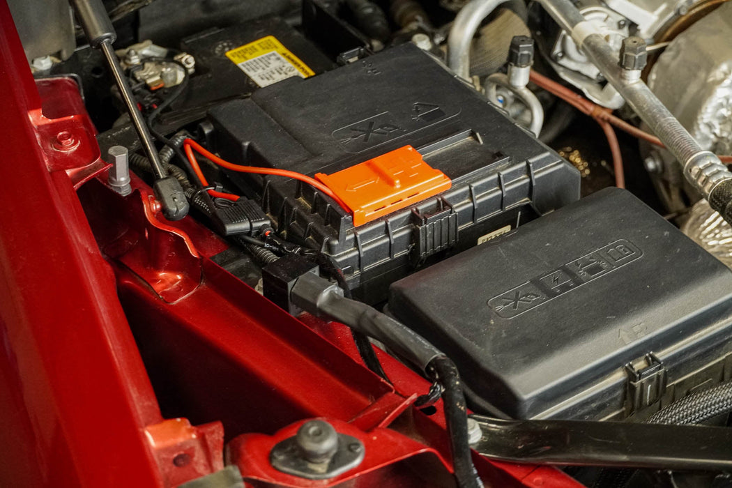DV8 Offroad 60 AMP Wire Harness w/ Switch & DTP Connector – installed on vehicle, image 14 of 14