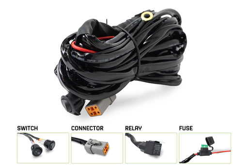 DV8 Offroad 40 AMP DTP 4-Pin Halo Light Harness – image 1 of 11