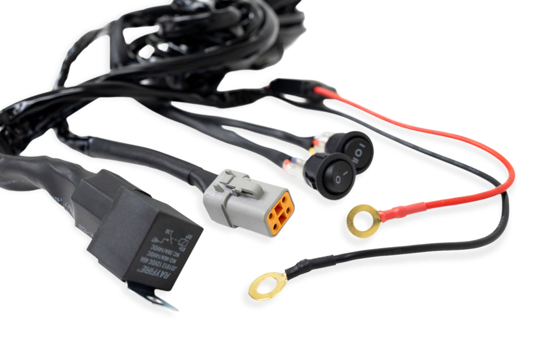 DV8 Offroad 40 AMP DTP 4-Pin Halo Light Harness – product view, image 3 of 11