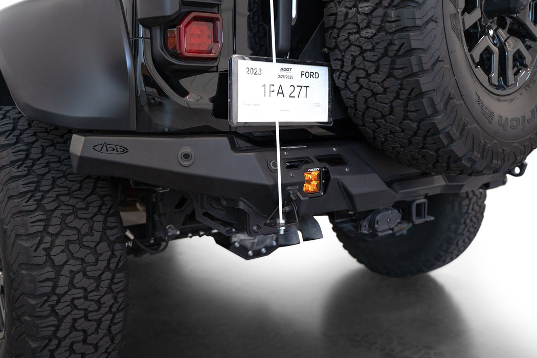 Rago Fabrication Universal Clevis Mounted Whip Flag Holder – installed on vehicle, image 11 of 14