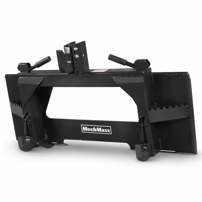 Universal Skid Steer Quick Attach to Category 1 3-Point Quick Hitch Adapter, 3,000 lb Capacity, SSQH1B