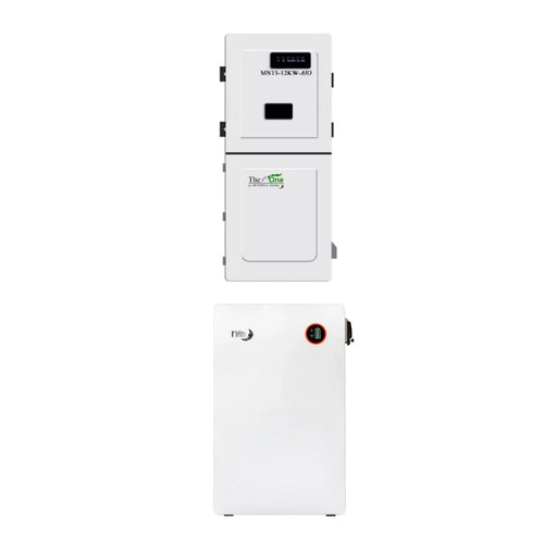 Green Vista Living Midnite Power Outdoor Wallmount LiFePO4 Battery + Midnite Power TheOne 15kW PV Input |... Solar Generator