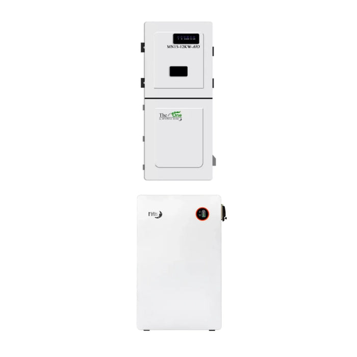 Green Vista Living Midnite Power Outdoor Wallmount LiFePO4 Battery + Midnite Power TheOne 15kW PV Input |... Solar Generator