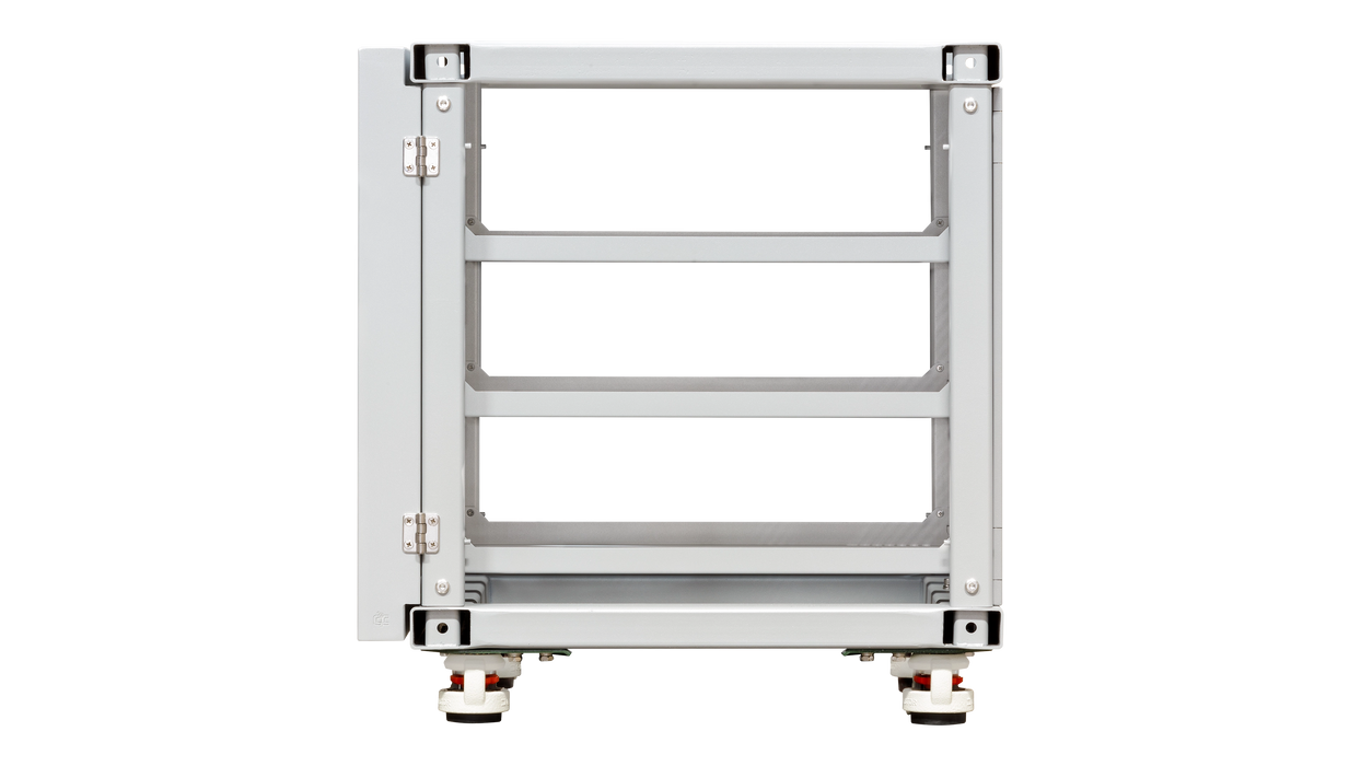 Pytes V-Box-IC Stackable Indoor 3-Slot Battery Rack for Pytes V5 Lithium Batteries, Galvanized Steel - Urban Supply Inc