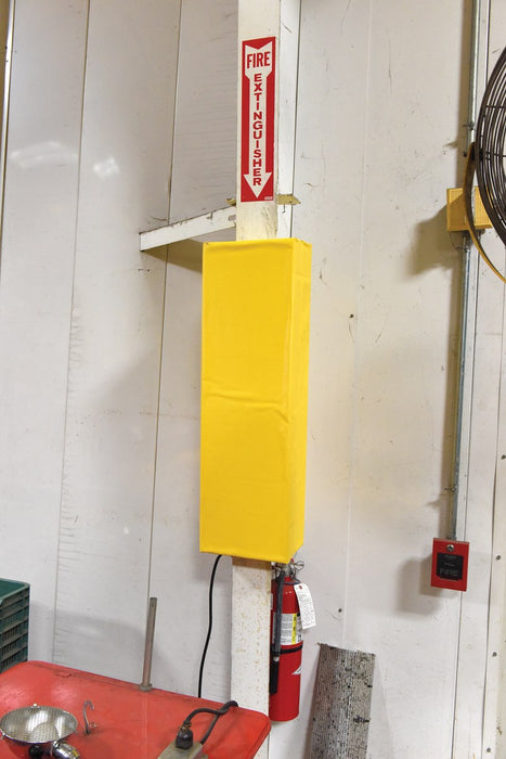 Vestil V-PAD-I-35-Y vinyl column protective pad i-beam - view 6