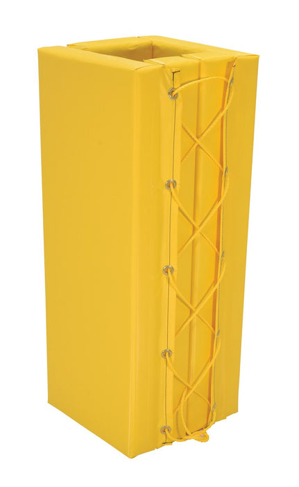 Vestil V-PAD-S-35-Y Vinyl Column Protective Pad Square 3 ft. x 5 in. Yellow