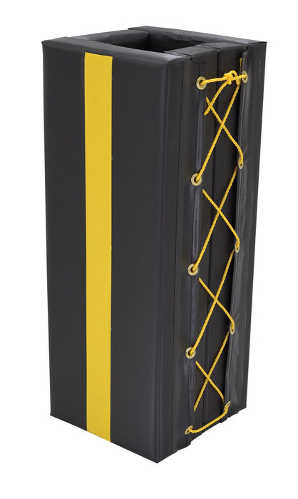Vestil V-PAD-S-36 Vinyl Column Protective Pad Square 3 ft. x 6 in. Black