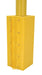 Vestil V-PAD-S-38-Y vinyl column protective pad square - view 4