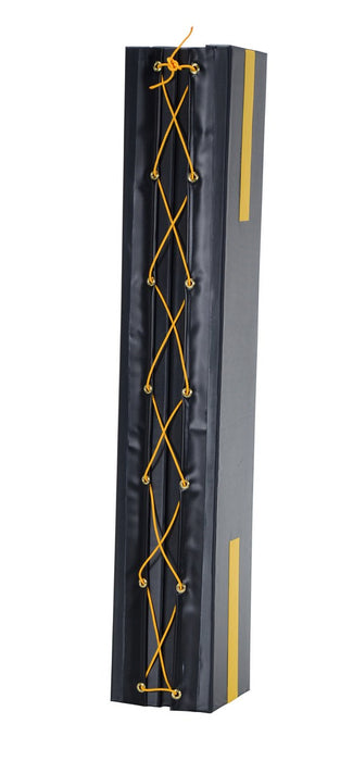 Vestil V-PAD-S-64 Vinyl Column Protective Pad Square 6 ft. x 4 in. Black