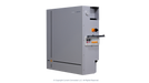 High quality photo of the Pytes V16 Lithium Battery Front Right Open View. Photographed by Current Connected