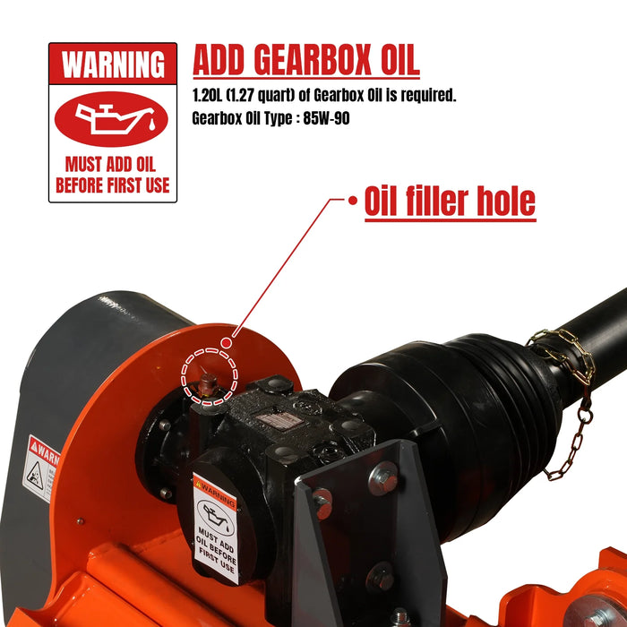 72" Heavy Duty Offset Ditch Bank Flail Mower Italy CMR Gearbox,  90° Tilt,  70-100 HP Tractor,  3-Point Hitch,  PTO Driven,  VAM72