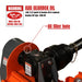 72" Heavy Duty Offset Ditch Bank Flail Mower Italy CMR Gearbox,  90° Tilt,  70-100 HP Tractor,  3-Point Hitch,  PTO Driven,  VAM72