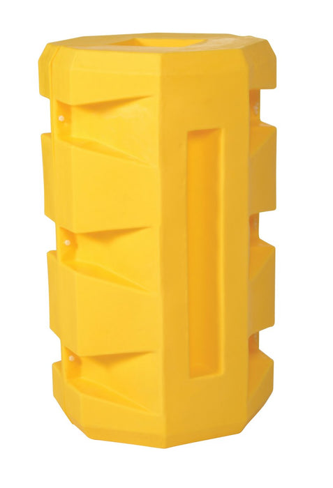 Vestil VB-6 UV Protected Polyethylene Column Protector 6 in. Square 7,000 lb. Capacity Yellow