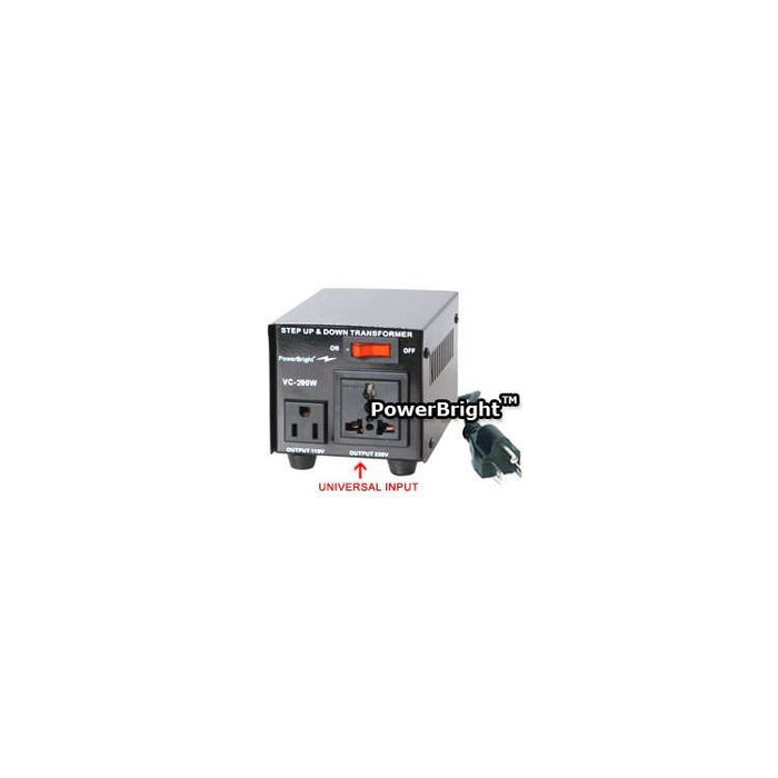 Power Bright 200 Watt Step Up / Down Voltage Transformer