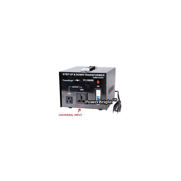 Power Bright 3000 Watt Step up / Down Voltage Transformer