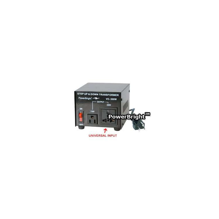Power Bright 300 Watt Step Up / Down Voltage Transformer