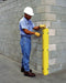 Vestil VCP-42U Polyethylene Corner Protector 42 in. Height Yellow
