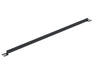 Vestil VDKR-10-TB-BK Steel Toe Board for Pipe Safety Railing 10 ft. Length Black