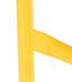 Vestil VDKR-2-BP-YL steel pipe safety railing with welded baseplate - view 4