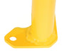 Vestil VDKR-2-BP-YL steel pipe safety railing with welded baseplate - view 6