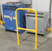 Vestil VDKR-2-BP-YL steel pipe safety railing with welded baseplate - view 7