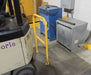 Vestil VDKR-2-BP-YL steel pipe safety railing with welded baseplate - view 8