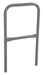 Vestil VDKR-2-GYSG Steel Safety Railing 2 ft. Length Gray Semi Gloss